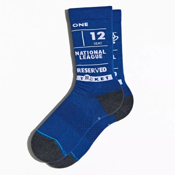 New! Stance Los Angeles Dodgers Ticket Stub Crew Sock